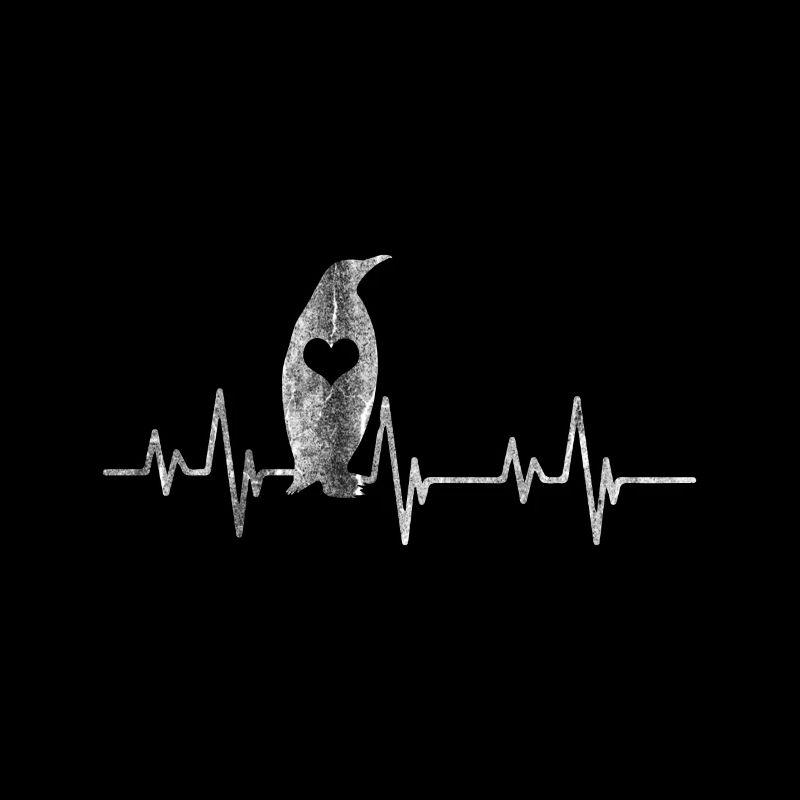 Pinguin Puls Herz