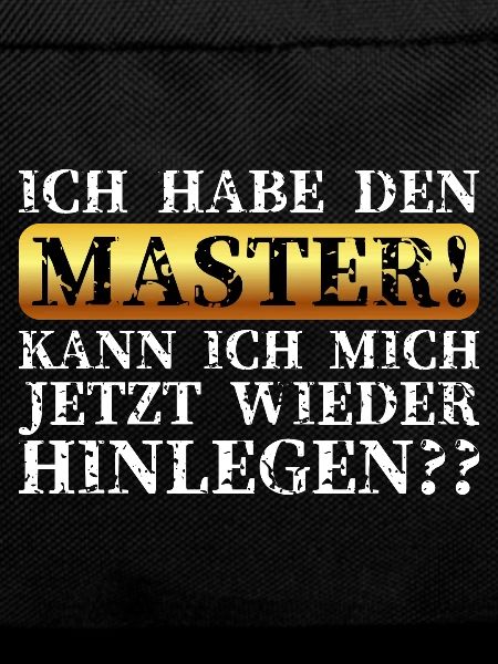 I HAVE THE MASTER!