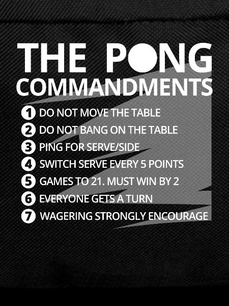 Ping Pong Rules Regulations Agreements