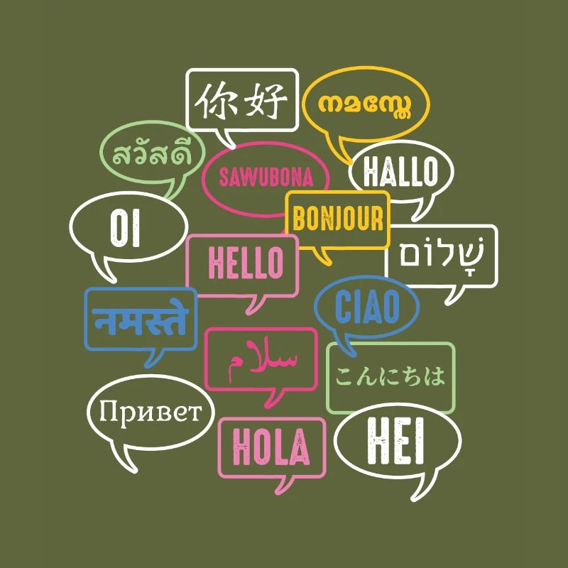 Multilingual Polyglot Globetrotter Language