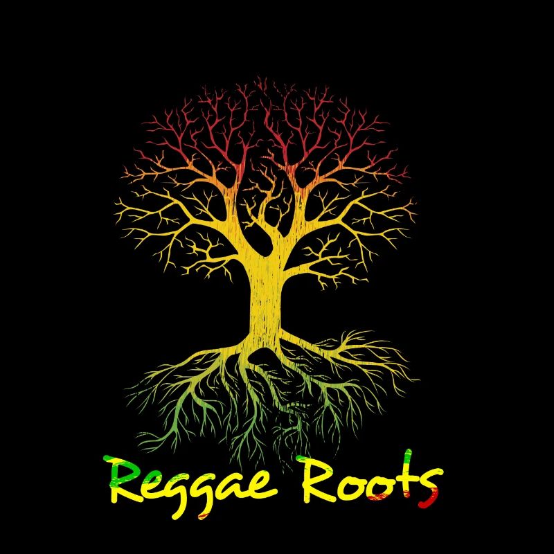 Reggae Africa Jamaica roots tree gift