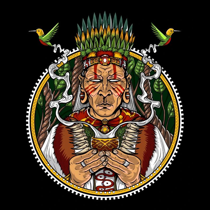 Ayahuasca DMT Shaman Psychedelic Trip
