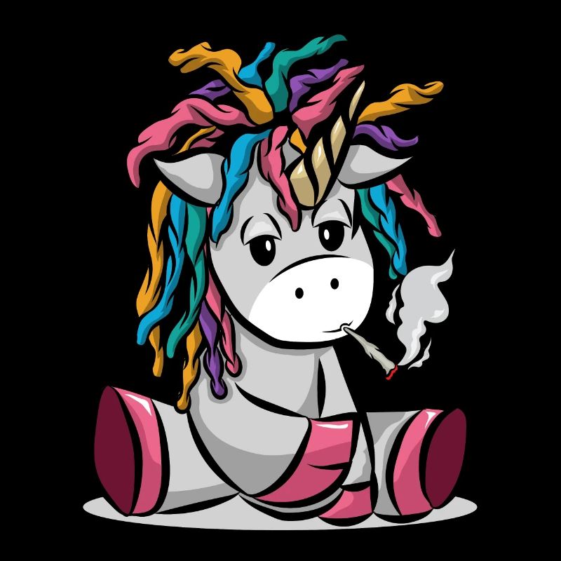 Fumer une licorne avec joint