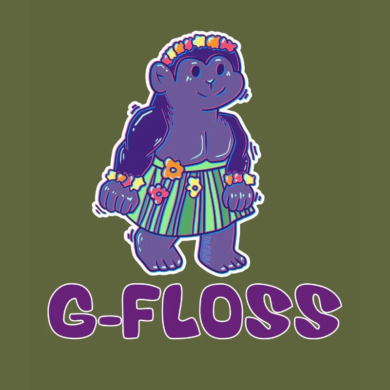 Gorilla Girl Float Dance Jungle Gift