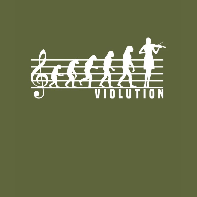 Violoniste Violon Violon Partition Evolution Music Gift