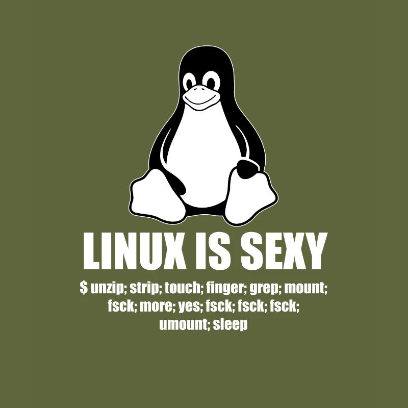 Linux Root SUDO Unix Shell Sexy cadeau drôle