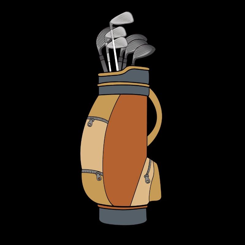 Golf Golf Course Golfer Golf Bag Golfer Gift