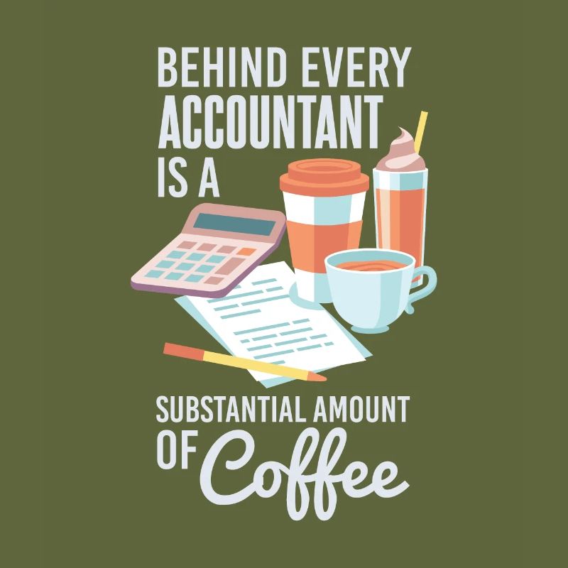 Café comptable drôle