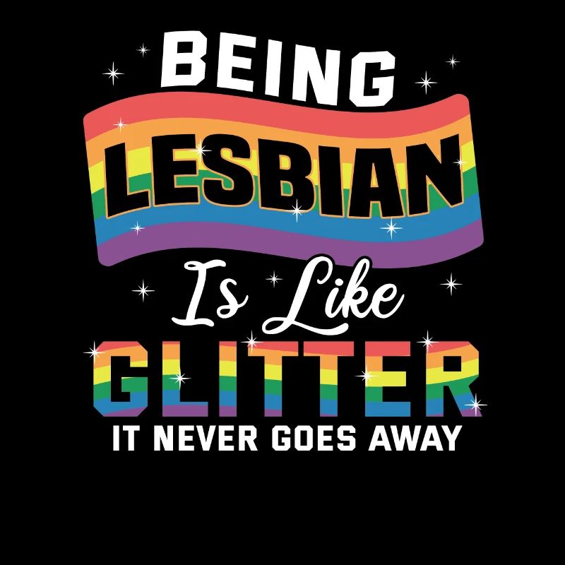 Lesbisch LGBT Stolz Lesbe Geschenk Regenbogen