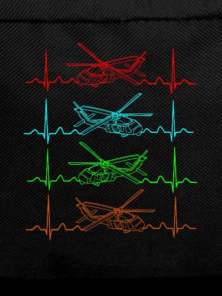 Hubschrauber Herzschlag