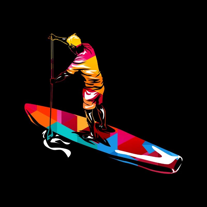 paddle boarding