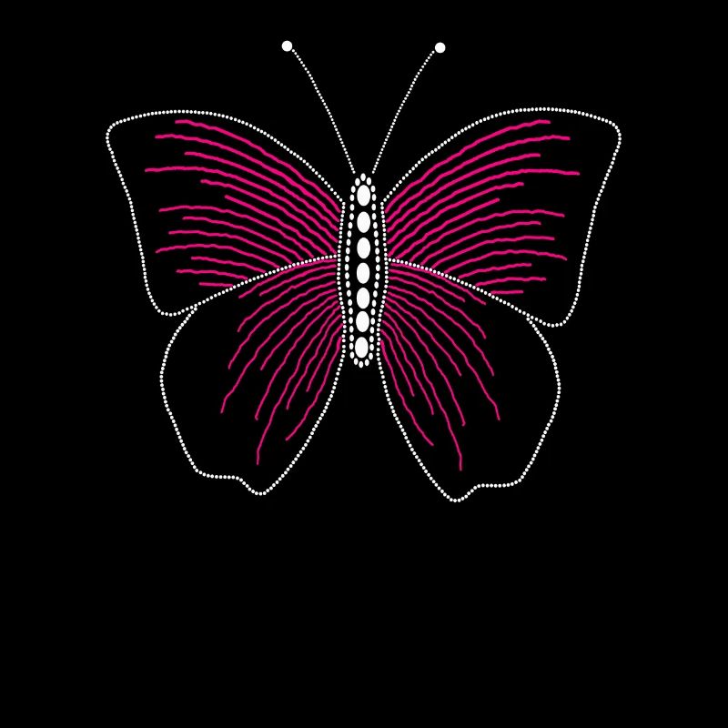 Butterfly sequins PINK, gift