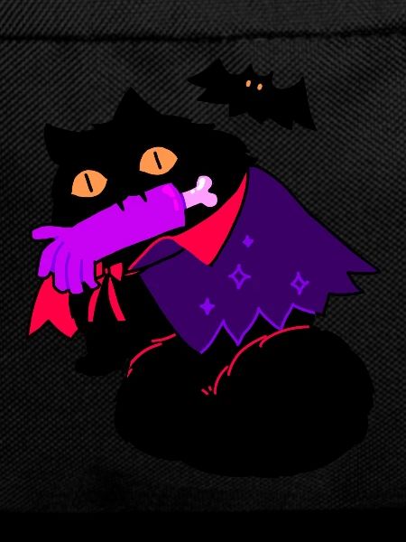 Cat Halloween bat scary gift