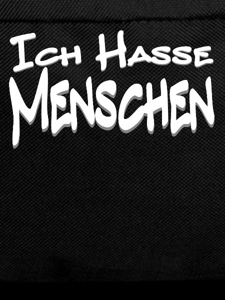 Humoristischer Spruch mit Comic-Design
