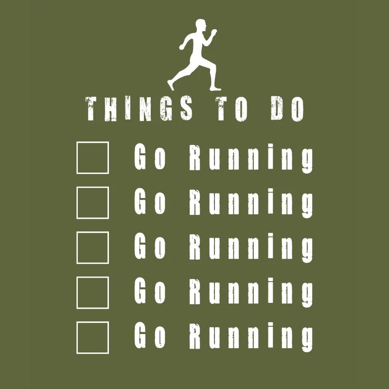 Funny Running Jogging Cardio Run Runner Gift