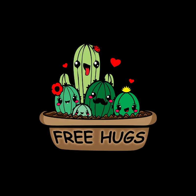 Free hugs cactus