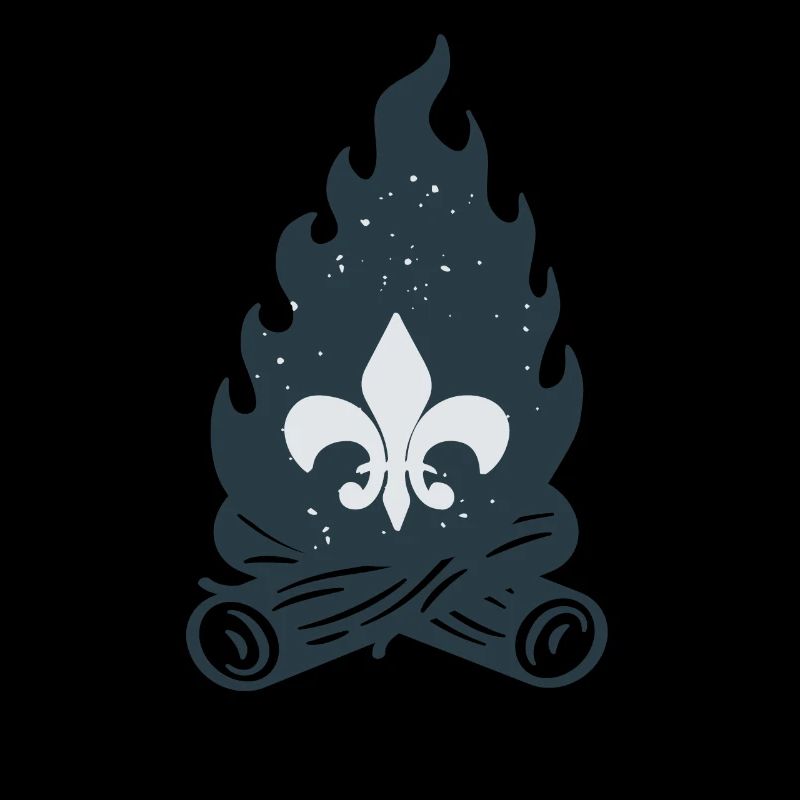 Ciel étoilé Scout de feu de camp