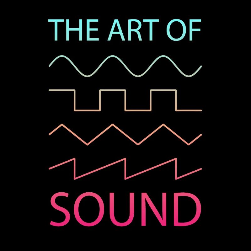 Sound Waveforms Synthesizer Waveform Color
