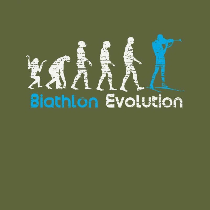 Biathlon Evolution Wintersport Geschenk