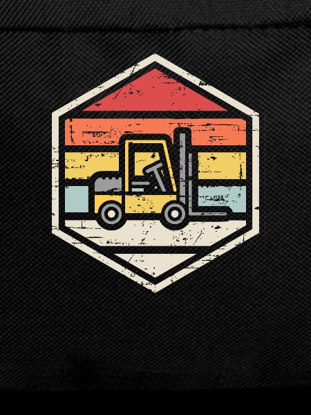 Retro Badge Forklift