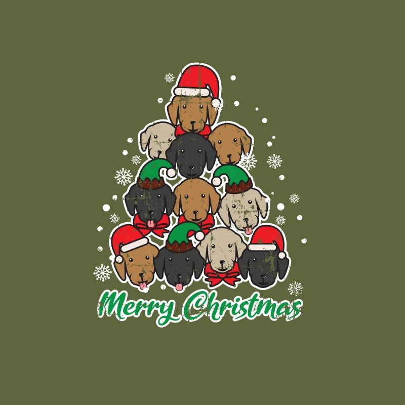 Doberman Christmas tree