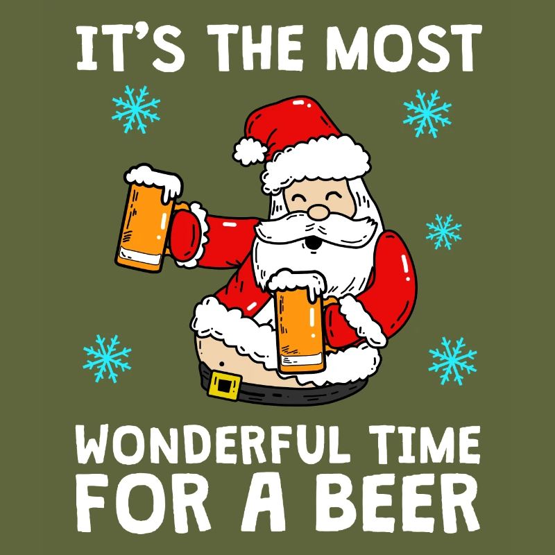 Weihnachtsmann Bier Weihnachten