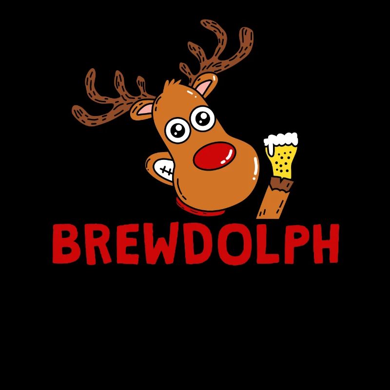 Brewdolph beer Rudolph reindeer