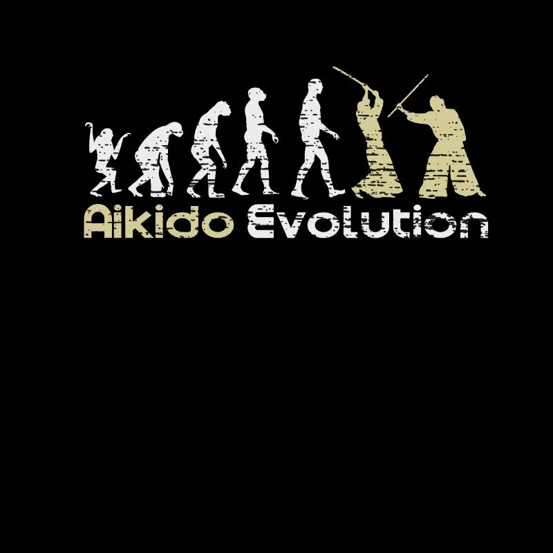 Aikido Kampfsport Evolution Geschenk
