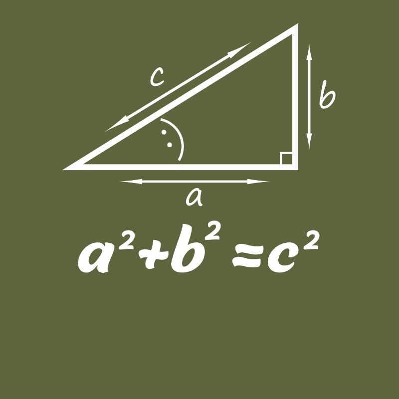 Pythagorean theorem gift for math teacher nerd