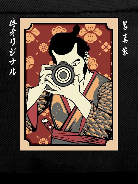 Kimono Camera Portrait