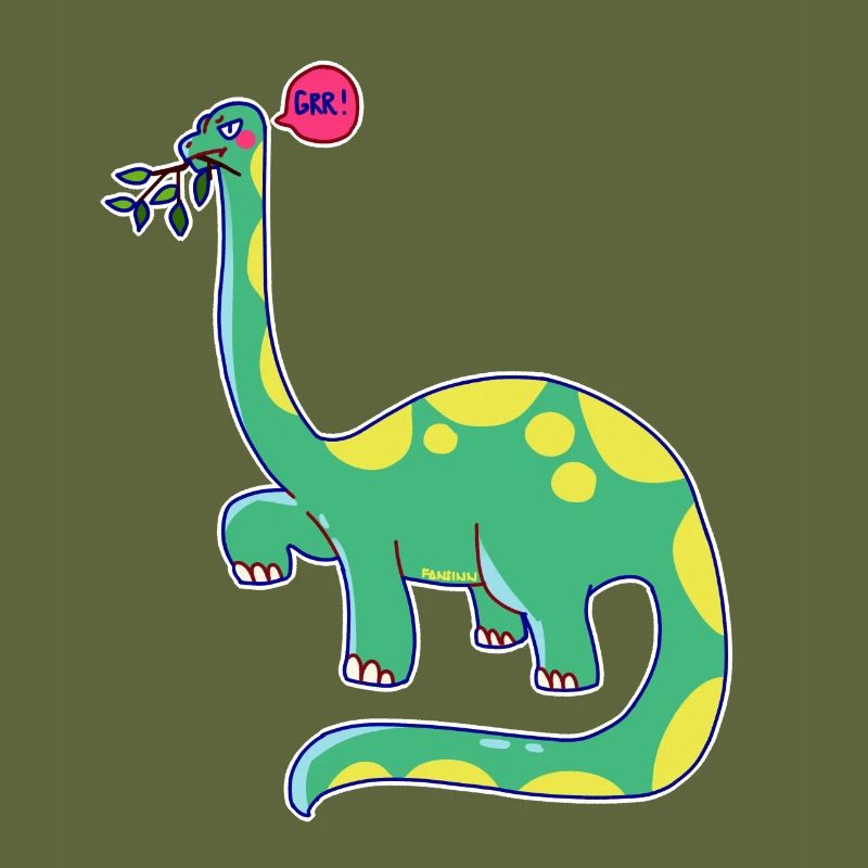 Dinosaur is in a bad mood