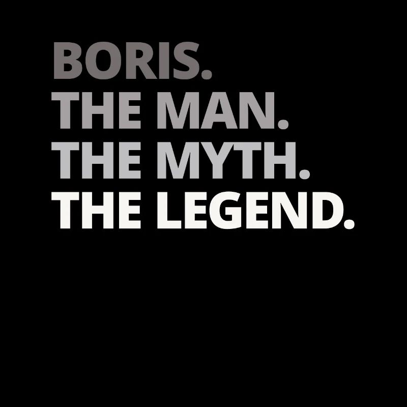 Boris Name Spruch Geschenk