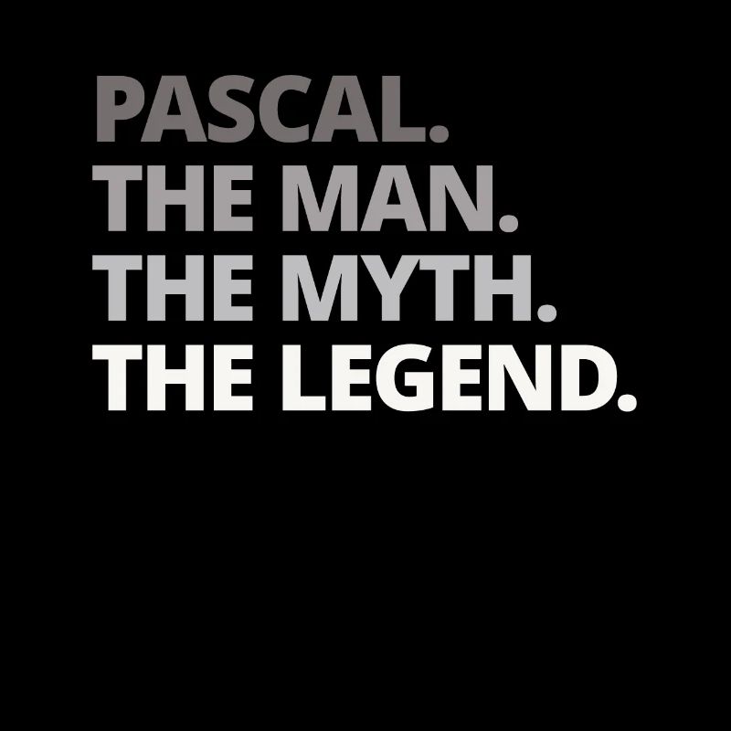 Pascal Name Spruch Geschenk