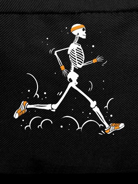 Skeleton runner headband