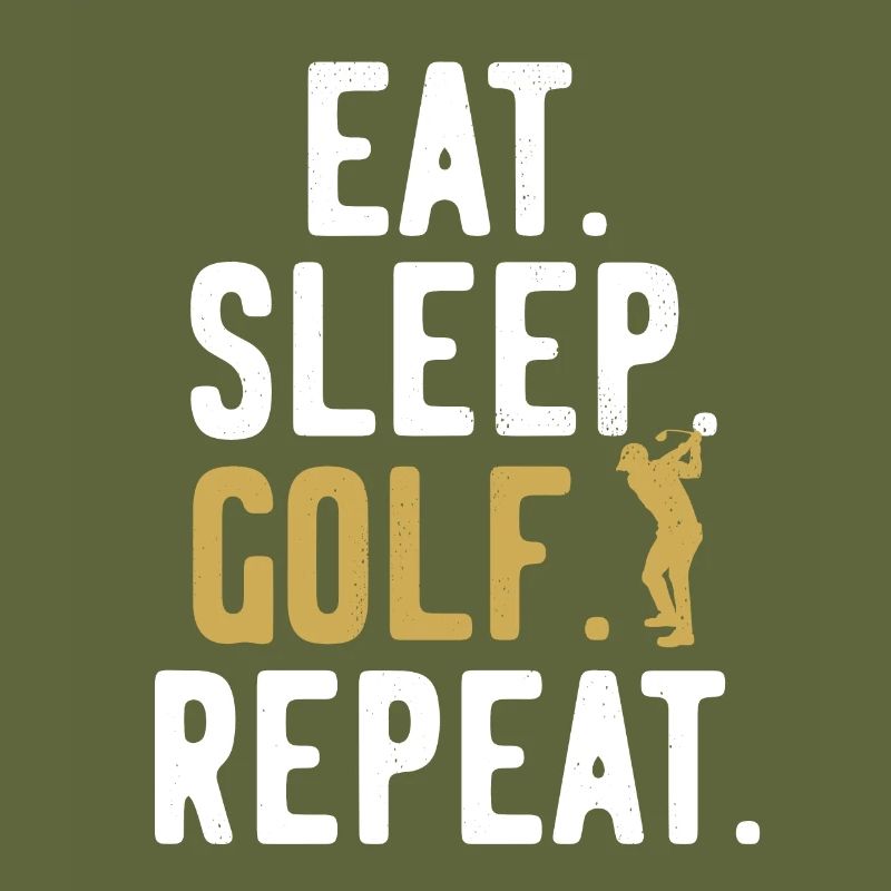 Golf Golfplatz Golfer Repeat