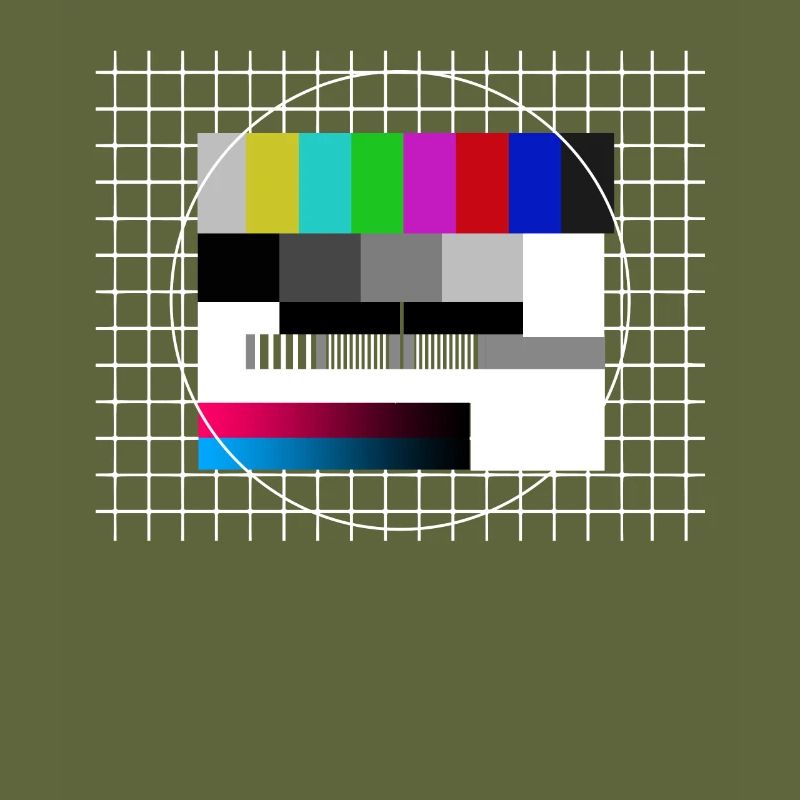 Test pattern 90s television TV retro