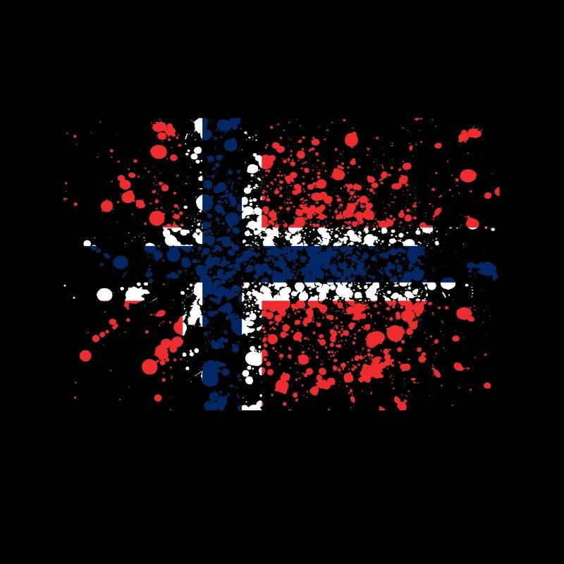 Norway flag stains