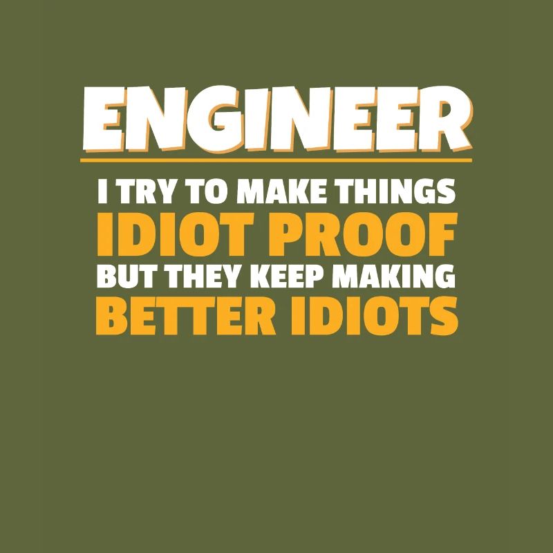 Engineering Gift Engineer Ich versuche Dinge zu machen