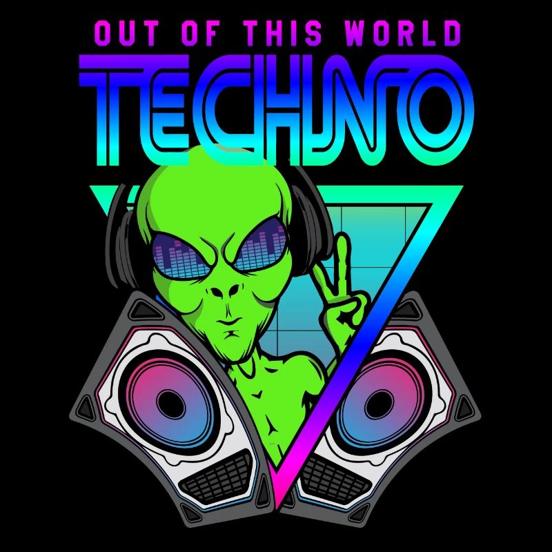 Techno hors de ce monde extraterrestre extraterrestre