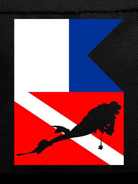 Divers scuba diving divers flags