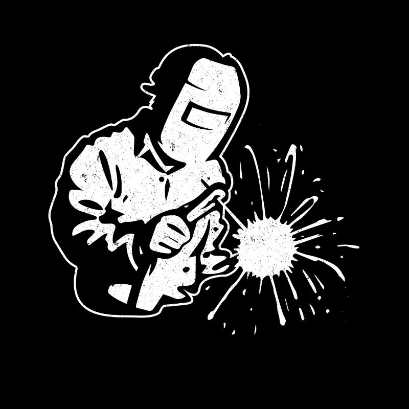 Welder silhouette