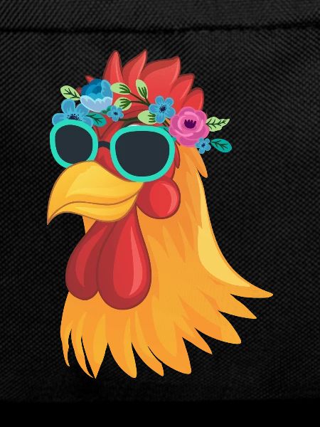 Cool chicken sunglasses farmer animal