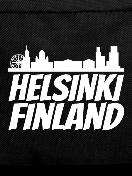 Helsinki Skyline Retro Design