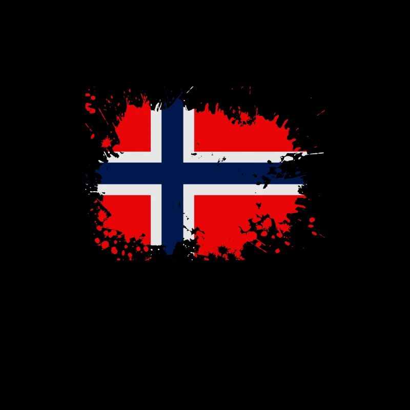 Norway Flag Splash