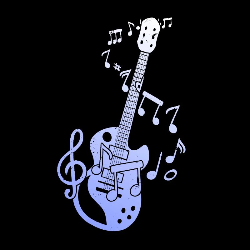 Guitar music notes