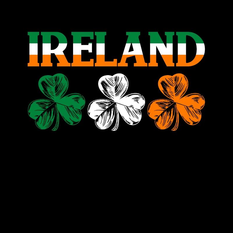 Drapeau Irlande trèfle