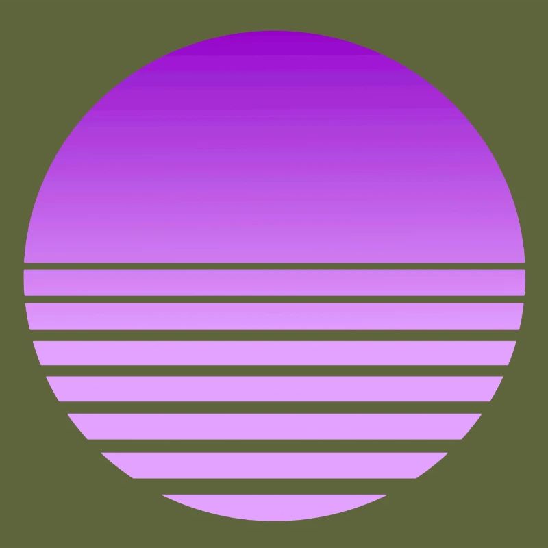 Outrun Retro Moon