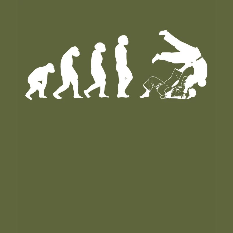 Judo Evolution cool judoka retro gift
