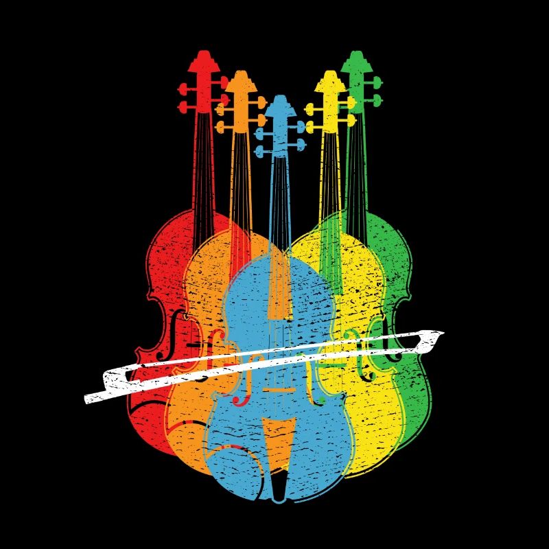 Violon violon violon joueur violons coloré