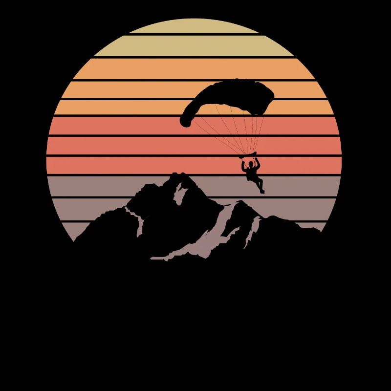 Paraglider skydiver